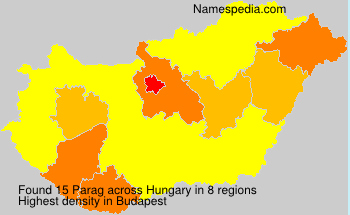Surname Parag in Hungary Surname Parag in Hungary