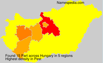 Surname Part in Hungary Surname Part in Hungary