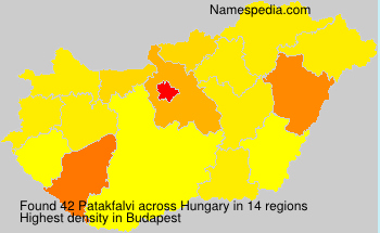 Surname Patakfalvi in Hungary Surname Patakfalvi in Hungary