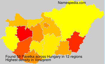 Surname Pavelka in Hungary