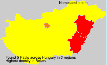 Surname Pavlo in Hungary Surname Pavlo in Hungary
