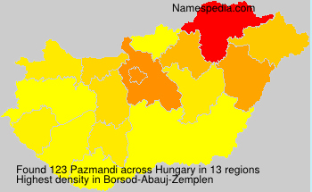 Surname Pazmandi in Hungary Surname Pazmandi in Hungary