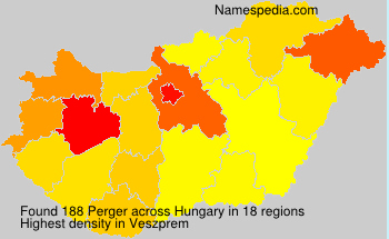 Surname Perger in Hungary Surname Perger in Hungary