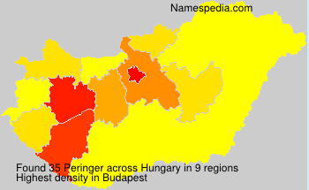 Surname Peringer in Hungary Surname Peringer in Hungary