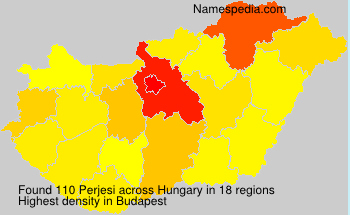 Surname Perjesi in Hungary Surname Perjesi in Hungary