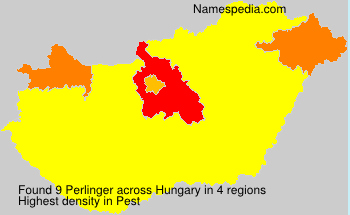 Surname Perlinger in Hungary Surname Perlinger in Hungary