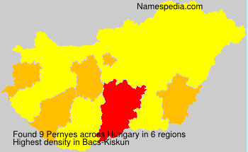 Surname Pernyes in Hungary Surname Pernyes in Hungary