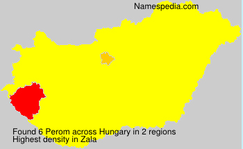Surname Perom in Hungary Surname Perom in Hungary