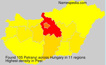 Surname Petranyi in Hungary Surname Petranyi in Hungary