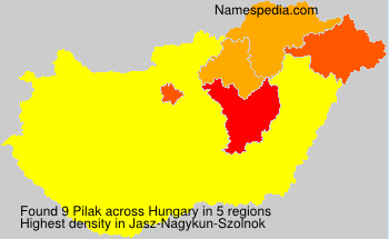 Surname Pilak in Hungary