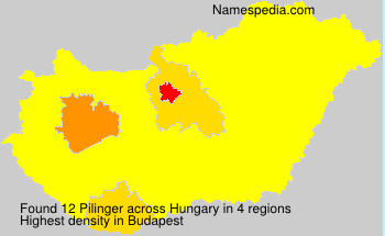 Surname Pilinger in Hungary Surname Pilinger in Hungary
