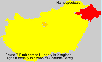 Surname Pituk in Hungary Surname Pituk in Hungary