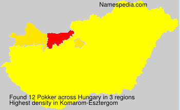 Surname Pokker in Hungary Surname Pokker in Hungary