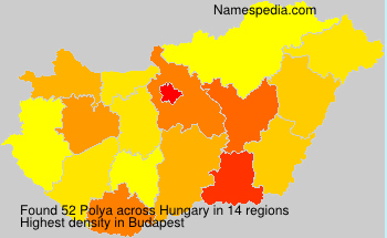 Surname Polya in Hungary Surname Polya in Hungary