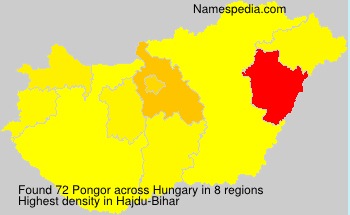 Surname Pongor in Hungary Surname Pongor in Hungary