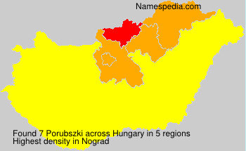 Surname Porubszki in Hungary Surname Porubszki in Hungary