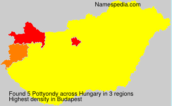 Surname Pottyondy in Hungary Surname Pottyondy in Hungary