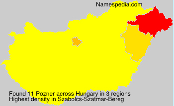 Surname Pozner in Hungary Surname Pozner in Hungary