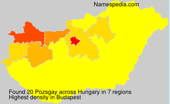 Surname Pozsgay in Hungary Surname Pozsgay in Hungary