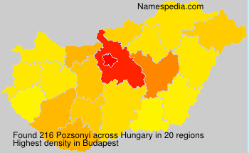 Surname Pozsonyi in Hungary Surname Pozsonyi in Hungary