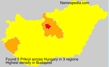 Surname Prikryl in Hungary Surname Prikryl in Hungary