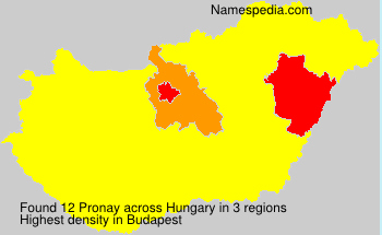 Surname Pronay in Hungary Surname Pronay in Hungary