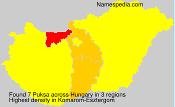 Surname Puksa in Hungary Surname Puksa in Hungary