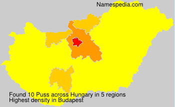 Surname Puss in Hungary Surname Puss in Hungary