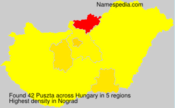 Surname Puszta in Hungary Surname Puszta in Hungary