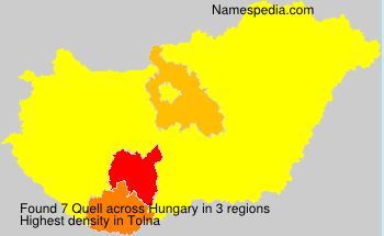 Surname Quell in Hungary Surname Quell in Hungary