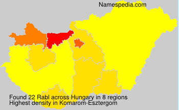 Surname Rabl in Hungary Surname Rabl in Hungary