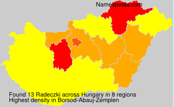 Surname Radeczki in Hungary Surname Radeczki in Hungary