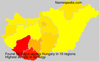 Surname Rajczi in Hungary Surname Rajczi in Hungary