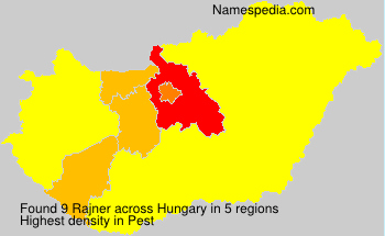 Surname Rajner in Hungary Surname Rajner in Hungary