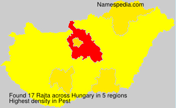 Surname Rajta in Hungary Surname Rajta in Hungary