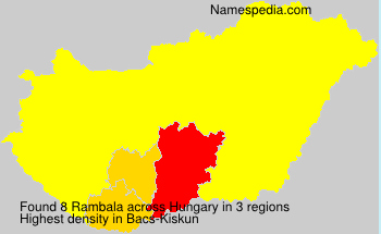 Surname Rambala in Hungary Surname Rambala in Hungary