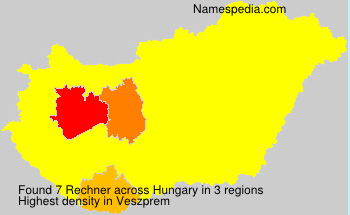 Surname Rechner in Hungary Surname Rechner in Hungary