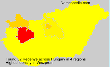 Surname Regenye in Hungary Surname Regenye in Hungary
