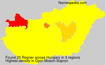Surname Regner in Hungary Surname Regner in Hungary