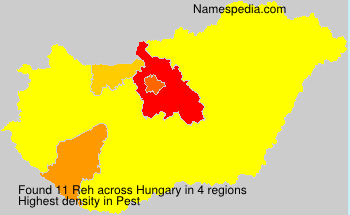 Surname Reh in Hungary Surname Reh in Hungary