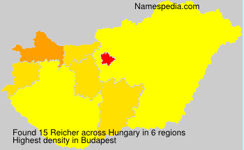 Surname Reicher in Hungary