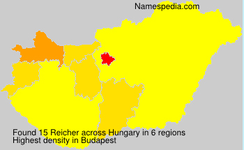 Surname Reicher in Hungary Surname Reicher in Hungary