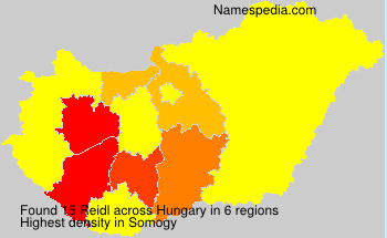 Surname Reidl in Hungary Surname Reidl in Hungary