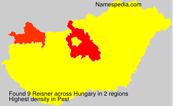 Surname Reisner in Hungary Surname Reisner in Hungary