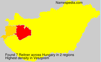 Surname Reitner in Hungary Surname Reitner in Hungary
