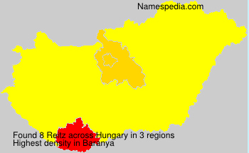 Surname Reitz in Hungary Surname Reitz in Hungary