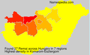 Surname Remai in Hungary