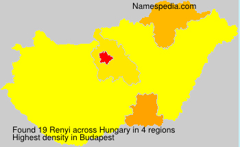 Surname Renyi in Hungary Surname Renyi in Hungary