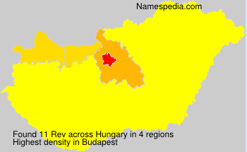 Surname Rev in Hungary Surname Rev in Hungary
