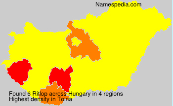 Surname Ritlop in Hungary Surname Ritlop in Hungary